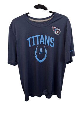 Tennesse Titans blue logo shirt by Nike size Large